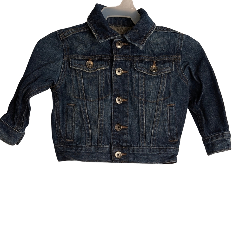 The Children's Place Dark Blue Jean Jacket 12/18Months